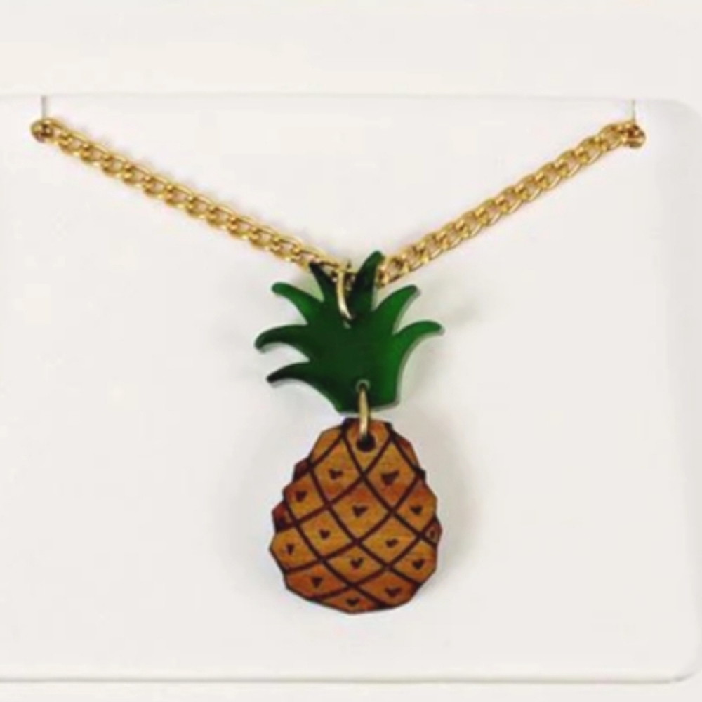 MERI MERI Sweet Thing Necklace - Pineapple 21" to 23"
